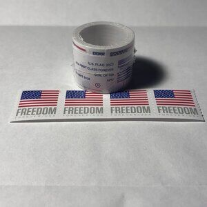2023 U.S. Flag Forever Stamps – 1 Roll (100 Stamps) USPS